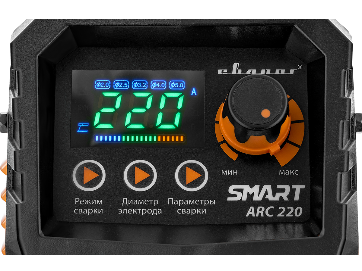 Сварочный инверторный аппарат MMA REAL SMART ARC 220 (Z28403)