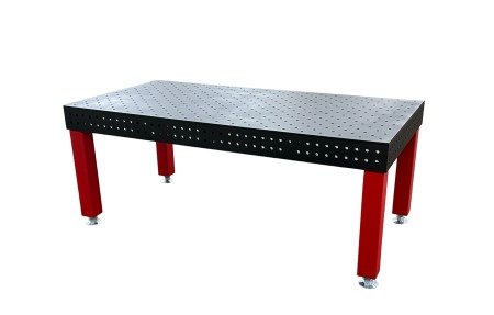 Сборочно-сварочный стол из стали c отверстиями 16 мм (толщина 10мм, размер 1200 x 800 мм)